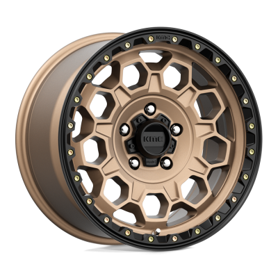 KMC - KMC Wheels KM54579050618 KM545 TREK 17x9 5x5.0 18mm Matte Bronze/Black