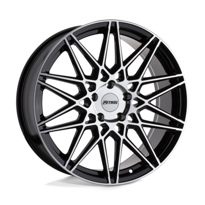 Petrol - Petrol Wheels P3C 17x8 5x112 40mm Gloss Black w/Machined Face 1780P3C405112F66