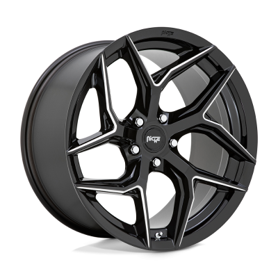 Niche 1PC - Niche Wheels M266 TORSION 20x10.5 5x115 20mm Gloss Black/Milled M266200590+20