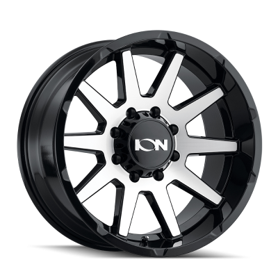 Ion Alloy - Ion Alloy 143 Series 20x9 5x5.0 0mm Gloss Black/Machined 143-2973BM