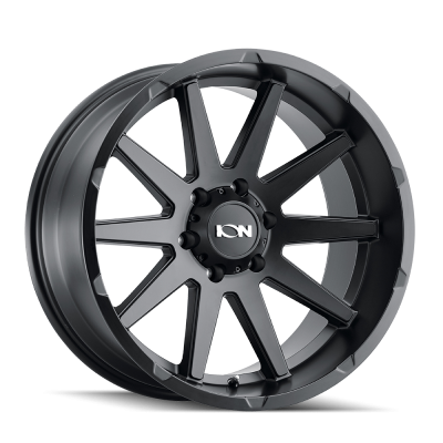 Ion Alloy - Ion Alloy 143 Series 17x9 5x5.0 -12mm Matte Black 143-7973MB