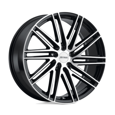 Petrol - Petrol Wheels P1C 18x8 5x120 35mm Gloss Black w/Machined Face 1880P1C355120F76