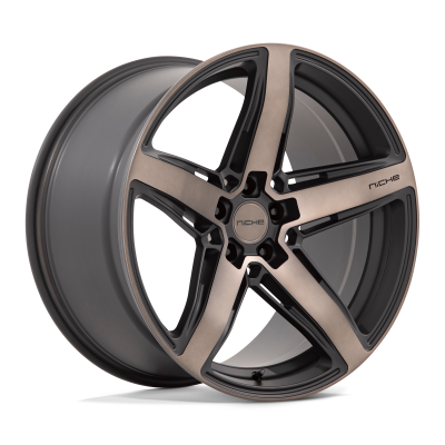 Niche 1PC - Niche Wheels M271 TERAMO 20x10.5 5x112 20mm Matte Black M271200544+20