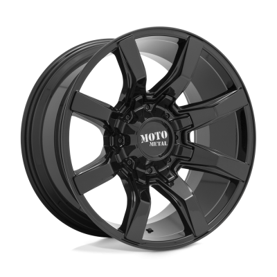 Moto Metal - Moto Metal MO804 SPIDER 20x10 5x5.0 5x5.5 -18mm Gloss Black MO80421035318N