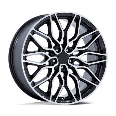 Niche 1PC - Niche Wheels NC277 CALABRIA 5 20x10.5 5x112 38mm Black/Machined NC277BD20055738