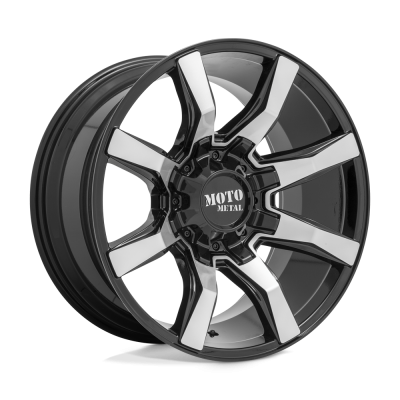 Moto Metal - Moto Metal MO804 SPIDER 20x9 6x120/5.5 0mm Gloss Black/Machined MO80429078500