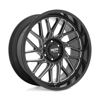 Moto Metal - Moto Metal MO805 22x10 6x135 -18mm Gloss Black/Milled MO80522063318N