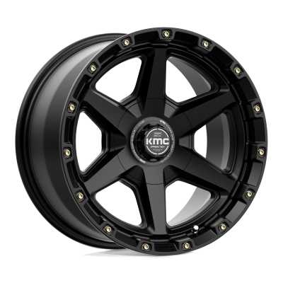KMC - KMC Wheels KM10179067712N KM101 TEMPO 17x9 6x135/5.5 -12mm Satin Black
