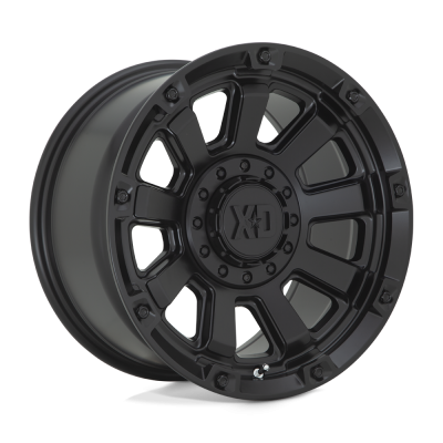 XD - XD Wheels XD852 GAUNTLET 17x9 5x5.0 5x5.5 0mm Satin Black XD85279035700