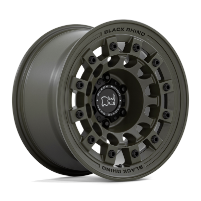 Black Rhino Hard Alloys - Black Rhino Wheels BR004EX17801238 FUJI 17x8 5x4.5 38mm Olive Drab Green