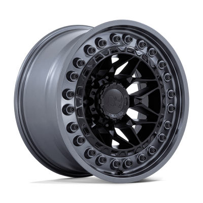 Black Rhino Hard Alloys - Black Rhino Wheels ALPHA 17x9 5x5.0 -12mm Matte Black/Gunmetal BR008MA17905012N