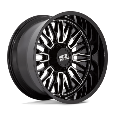 Moto Metal - Moto Metal MO809 STINGER 20x10 5x5.0 5x5.5 -18mm Black/Machined MO809BD20103518N