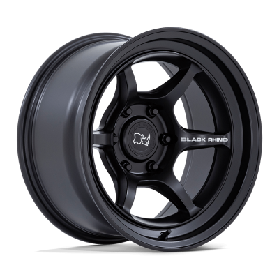Black Rhino Hard Alloys - Black Rhino Wheels SHOGUN 16x8 6x5.5 -10mm Matte Black BR011MX16806810N