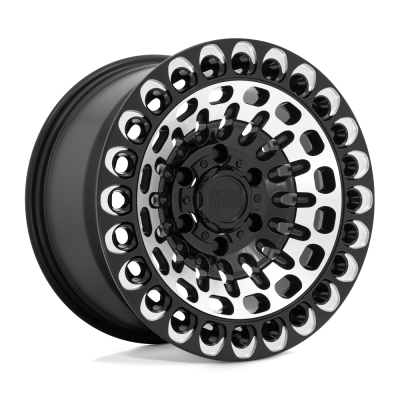 Black Rhino Hard Alloys - Black Rhino Wheels LABYRINTH 17x9.5 5x5.0 -18mm Black/Machined 1795LBY-85127B71