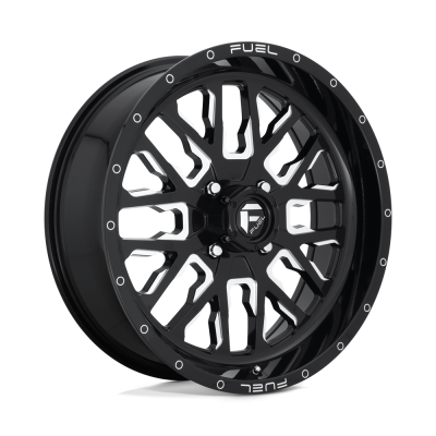 Fuel UTV - Fuel Off Road D611 STROKE 20x7 4x156 13mm Gloss Black/Milled D6112070A544