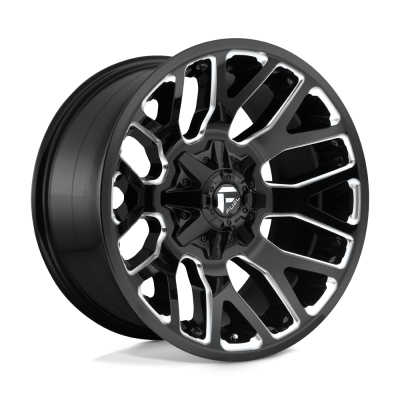 Fuel 1PC - Fuel Off Road D623 WARRIOR 20x9 5x4.5 5x5.0 20mm Gloss Black/Milled D62320902657