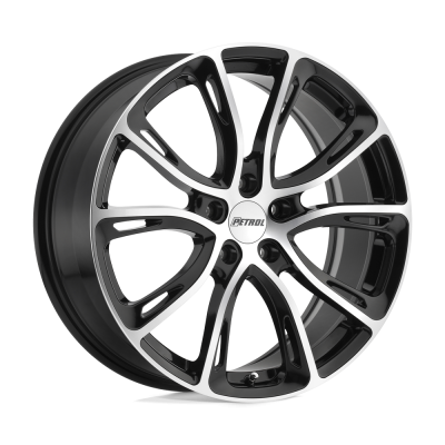Petrol - Petrol Wheels P5A 17x7.5 5x100 35mm Black/Machined 1775P5A355100B72