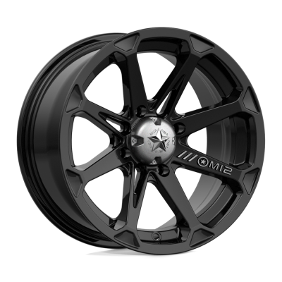 MSA Offroad Wheels - MSA Wheels M12 DIESEL 14x7 4x110 10mm Gloss Black M12-04710