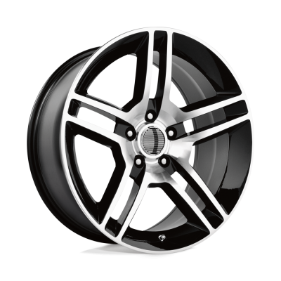 Performance Replicas - Performance Replicas PR101 18x10 5x4.5 24mm Gloss Black/Machined 101BM-816524