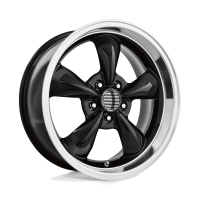Performance Replicas - Performance Replicas PR106 18x10 5x4.5 45mm Gloss Black/Machined 106B-816545