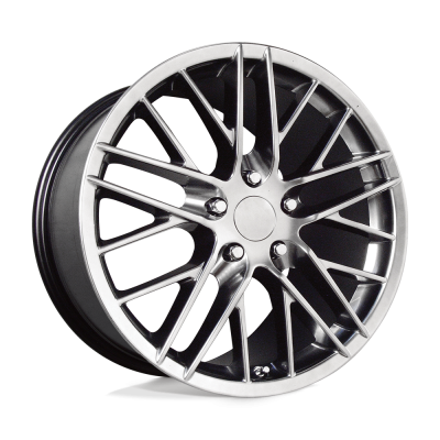 Performance Replicas - Performance Replicas PR121 18x9.5 5x4.75 56mm Dark Hyper Silver 121H-896156