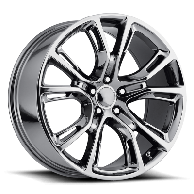 Performance Replicas - Performance Replicas PR137 20x9 5x5.0 34mm Black Chrome 137BC-297334