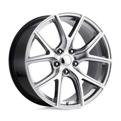 Performance Replicas - Performance Replicas 181HM-297334 PR181 20x9 5x5.0 34mm Hyper Silver/Machined