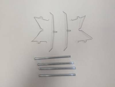 Alcon - Alcon PKR4415X540KS Front Brake Pad Retainer Pin Kit for 18+ Jeep Wrangler JL