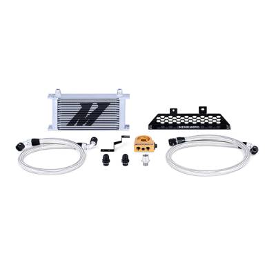 Mishimoto - Mishimoto MMOC-FOST-13T Silver Thermostatic Oil Cooler for13-18 Focus ST