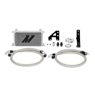 Mishimoto - Mishimoto MMOC-STI-15 Silver Oil Cooler Kit for 15-21 Subaru WRX Sti