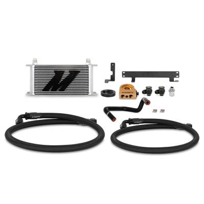 Mishimoto - Mishimoto MMOC-WRX-22TSL Silver Thermostatic Oil Cooler Kit for 22+ Subaru WRX