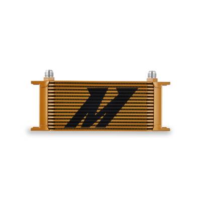 Mishimoto - Mishimoto MMOC-16GD Universal 16-Row Oil Cooler Gold