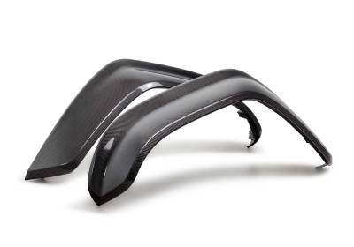 Ford Performance Parts - Ford Perf M-16268-BGF Carbon Fiber Front Fender Flares Gloss 22-25 Bronco Raptor