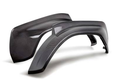 Ford Performance Parts - Ford Perf M-16268-BGR Carbon Fiber Rear Fender Flares Gloss 22-25 Bronco Raptor