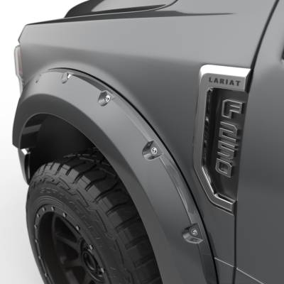 EGR - EGR 793914-J7 Bolt-On Look Fender Flares-Magnetic 17-22 Ford Super Duty