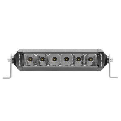 ProComp - Pro Comp 75106 Motorsports Series Single Row Light Bar 6" White Combo Beam