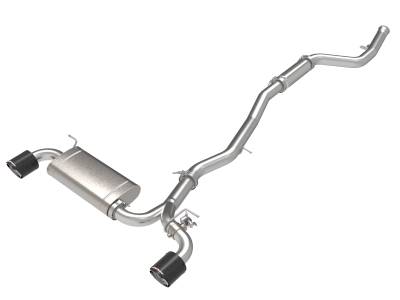 aFe Power - aFe 49-36050-C 2.5-3" Exhaust System w/Carbon Fiber Tip for 21-24 GR Supra 2.0L