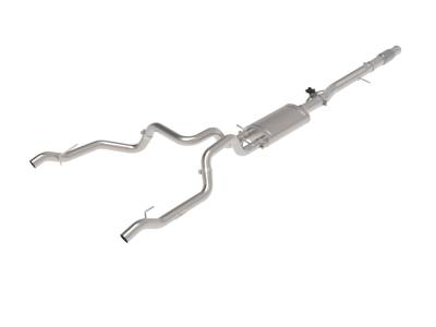 aFe Power - aFe 49-34140 3" Hi-Tuck Exhaust System w/Cut-Out for 19-25 Silv/Sra 1500 6.2L
