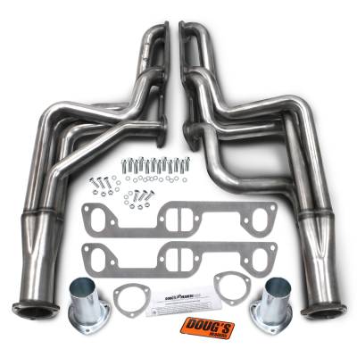 Doug's Headers - Doug's Headers D564-SS 1 3/4" 304 Long Header 3" Collector for 64-67 Pontiac GTO
