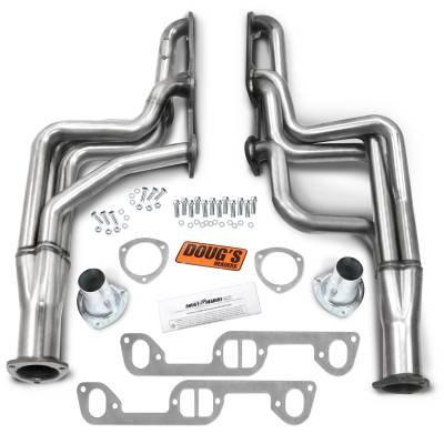 Doug's Headers - Doug's Headers D590-SS 1 3/4" 304 SS Long Header for 67-72 Pontiac GTO 326-455