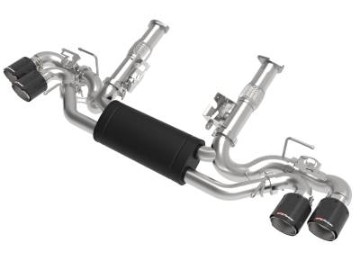 aFe Power - aFe 49-34124-C Exhaust System w/Muffler Carbon for 20-26 Corvette E-Ray 6.2L