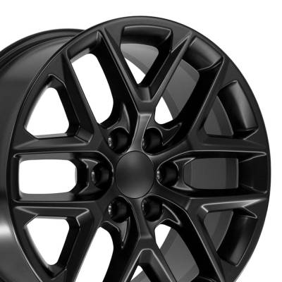 OE Wheels LLC - OE Wheels CV62 20x9 6x5.5 28mm Satin Black CV62-20090-6550-28B1