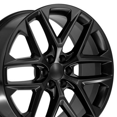 OE Wheels LLC - OE Wheels CV62 24x10 6x5.5 28mm Satin Black CV62-24100-6550-28B1