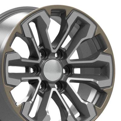 OE Wheels LLC - OE Wheels CV69 18x8.5 6x5.5 26mm Gunmetal/Machined CV69-18085-6550-26MG1