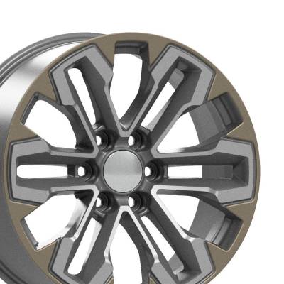 OE Wheels LLC - OE Wheels CV69 20x9 6x5.5 26mm Gunmetal/Machined CV69-20090-6550-26MG1