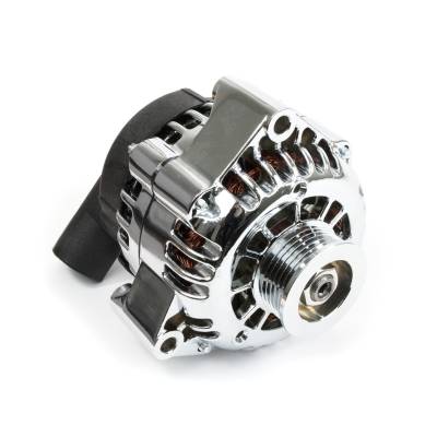 Top Street Performance - Top Street ES1026C Alternator GM CS130 Serpentine 220A Chrome