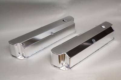 PRW - PRW 4030211 Valve Cover Aluminum Fabricated for Ford 302/351W Polished