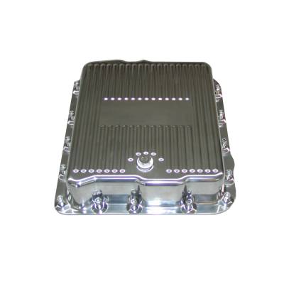 TCI Automotive - TCI 378010 GM 700R4/4L60/65E Polished Die Cast Aluminum Pan Stock Depth