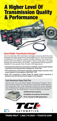 TCI Automotive - TCI 371038P1 700R4 Street Rodder Trans Package for Chevrolet V8