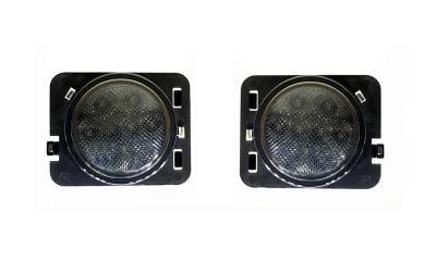 Quake LED - Quake LED QTE687 Fender Flare Turn Signal Lights for Jeep JK